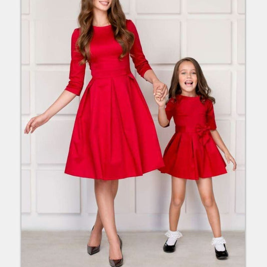 Mommy And Daughter Matching Dresses