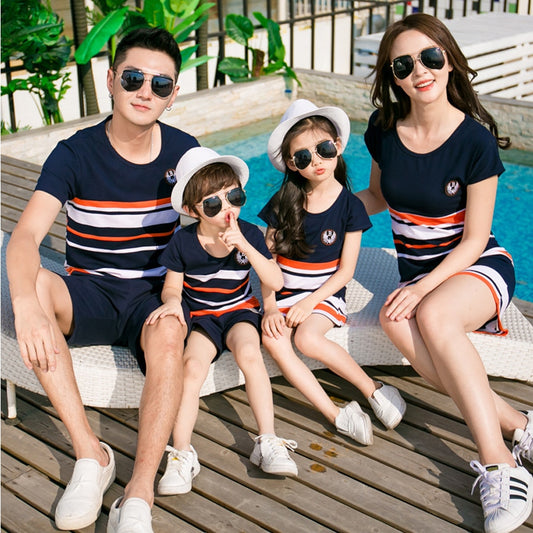 Summer Matching Striped Outfits