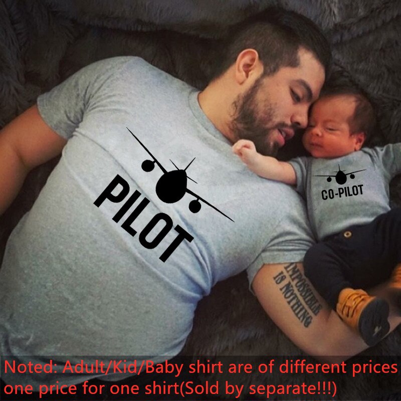 "Pilot" and "Co-Pilot" Matching T-Shirts