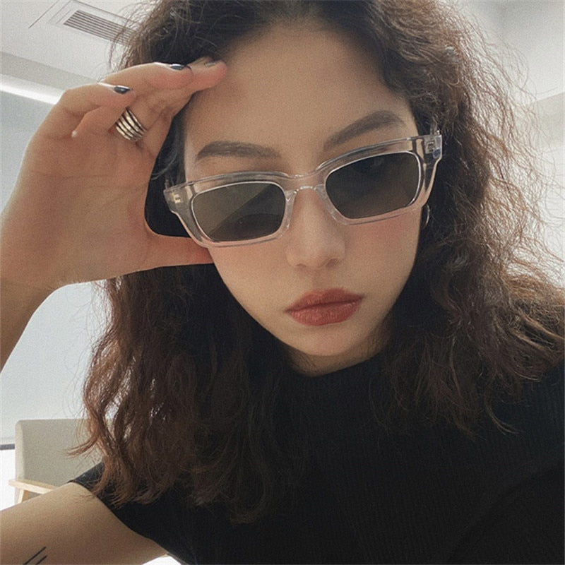 Women's Rectangle Vintage Sunglasses