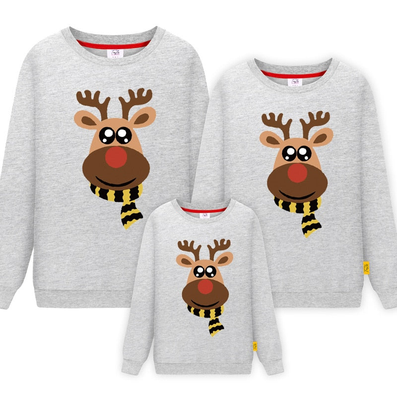 Deer Printed Family Matching Outfit Set